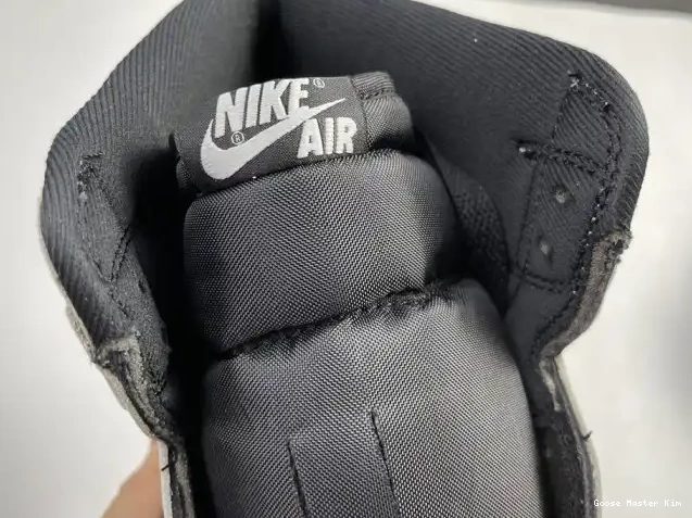 White Light 1 Grey Jordan Smoke Black 555088-035 High Retro Air 0518